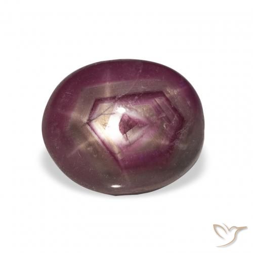 6.42ct Natural Deep Red Star Ruby, Oval, Opaque