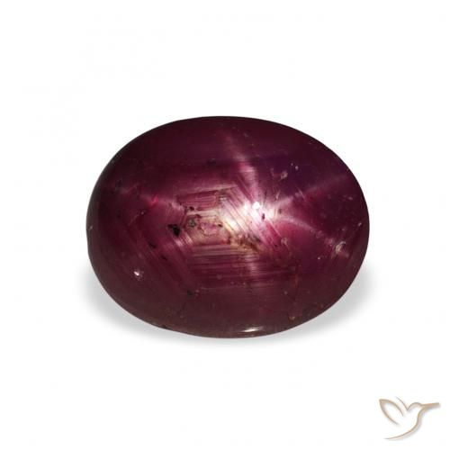 3.20ct Natural Deep Red Star Ruby, Oval, Opaque