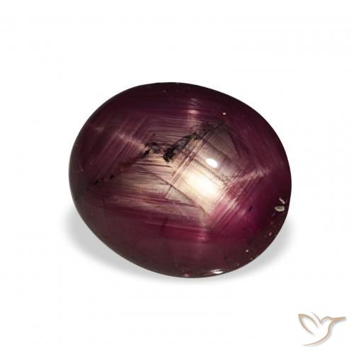 4.49ct Natural Wine Red Star Ruby, Oval, Opaque