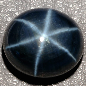 12.43 ct Blue Star Sapphire Gemstone, Star Sapphire Gem in Oval Cabochon Shape for Sale.