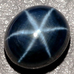 Star Sapphire Gemstone in 12.8 x 11.1 mm Size for Sale, Star Sapphire Stone in Blue Color