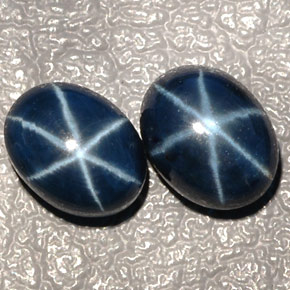 4.22 ct Blue Star Sapphire Gemstone, Star Sapphire Gem in Oval Cabochon Shape for Sale.