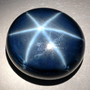 78.81 ct Blue Star Sapphire Gemstone, Star Sapphire Gem in Oval Cabochon Shape for Sale.