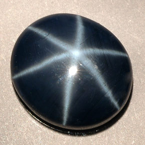 Star Sapphire Gemstone in 12.1 x 10.7 mm Size for Sale, Star Sapphire Stone in Blue Color