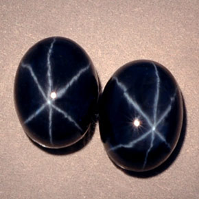 2.74 ct Blue Star Sapphire Gemstone, Star Sapphire Gem in Oval Cabochon Shape for Sale.