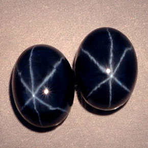 2.74 ct Blue Star Sapphire Stone, Natural Star Sapphire in Oval Cabochon Shape for Sale