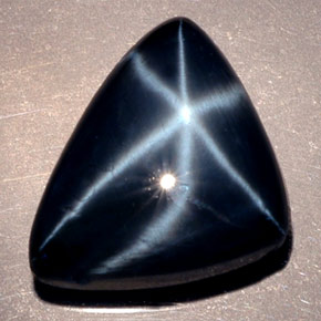 Star Sapphire Gemstone in 15.6 x 12.3 mm Size for Sale, Star Sapphire Stone in Blue Color