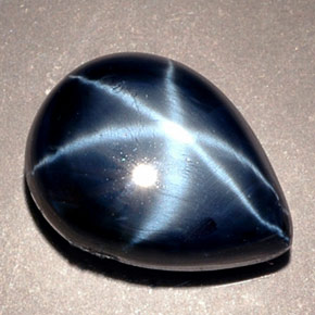 Star Sapphire Gemstone in 13.6 x 10.2 mm Size for Sale, Star Sapphire Stone in Blue Color