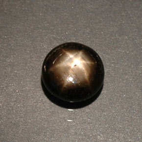 Star Sapphire Gemstone in 5 mm (calibrated) Size for Sale, Star Sapphire Stone in Black Color