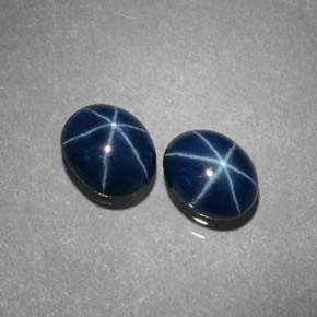 1.04 ct Blue Star Sapphire Gemstone, Star Sapphire Gem in Oval Cabochon Shape for Sale.