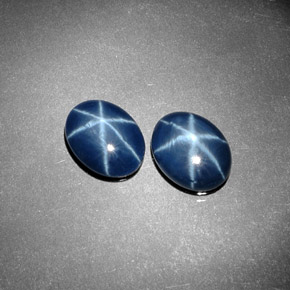 2.43 ct Blue Star Sapphire Gemstone, Star Sapphire Gem in Oval Cabochon Shape for Sale.