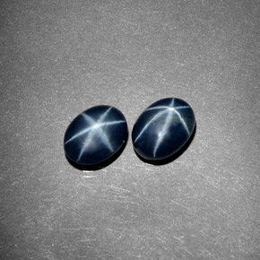 3.66 ct Blue Star Sapphire Gemstone, Star Sapphire Gem in Oval Cabochon Shape for Sale.
