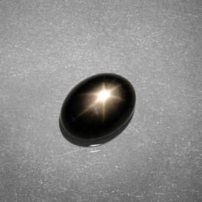2.09 ct Yellow Star Sapphire Stone, Natural Star Sapphire in Oval Cabochon Shape for Sale