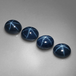 2.71 ct Blue Star Sapphire Stone, Natural Star Sapphire in Oval Cabochon Shape for Sale