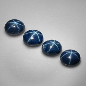 2.77 ct Blue Star Sapphire Gemstone, Star Sapphire Gem in Oval Cabochon Shape for Sale.