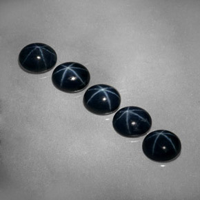 3.36 ct Blue Star Sapphire Stone, Natural Star Sapphire in Oval Cabochon Shape for Sale