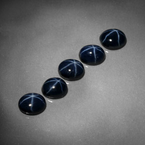 2.79 ct Blue Star Sapphire Gemstone, Star Sapphire Gem in Oval Cabochon Shape for Sale.