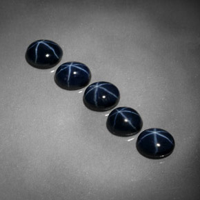 2.79 ct Blue Star Sapphire Stone, Natural Star Sapphire in Oval Cabochon Shape for Sale