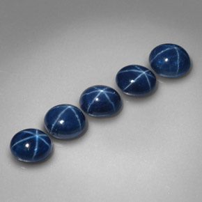 3.61 ct Blue Star Sapphire Stone, Natural Star Sapphire in Oval Cabochon Shape for Sale
