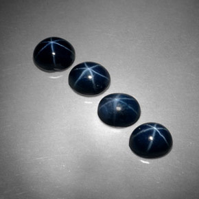 2.99 ct Blue Star Sapphire Stone, Natural Star Sapphire in Oval Cabochon Shape for Sale