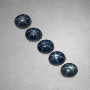 3.28 ct Blue Star Sapphire Gemstone, Star Sapphire Gem in Oval Cabochon Shape for Sale.