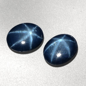 2.77 ct Blue Star Sapphire Gemstone, Star Sapphire Gem in Oval Cabochon Shape for Sale.