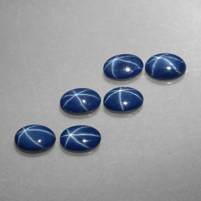 2.73 ct Blue Star Sapphire Stone, Natural Star Sapphire in Oval Cabochon Shape for Sale
