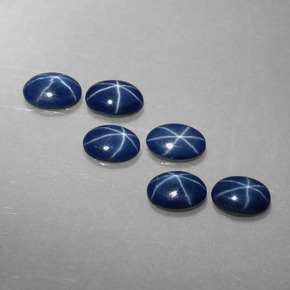 Star Sapphire Gemstone in 6.1 x 4.2 mm Size for Sale, Star Sapphire Stone in Blue Color