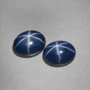2.98 ct Blue Star Sapphire Stone, Natural Star Sapphire in Oval Cabochon Shape for Sale