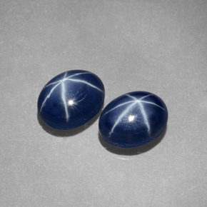 3.21 ct Blue Star Sapphire Stone, Natural Star Sapphire in Oval Cabochon Shape for Sale
