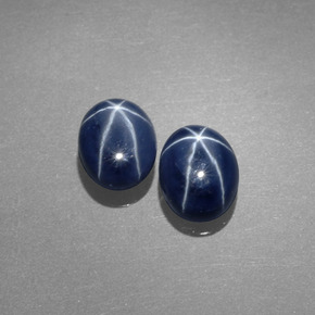 3.40 ct Blue Star Sapphire Gemstone, Star Sapphire Gem in Oval Cabochon Shape for Sale.