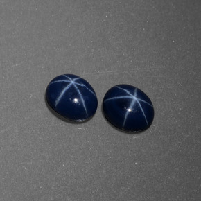 Star Sapphire Gemstone in 5.2 x 4.2 mm Size for Sale, Star Sapphire Stone in Blue Color