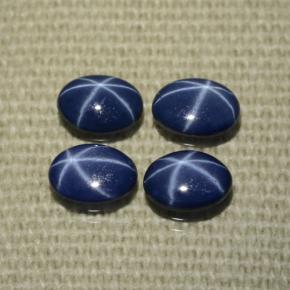 3ct Oval Cabochon Blue Star Sapphire for sale thumb image of 3ct Oval Cabochon Blue Star Sapphire (ID: 469310)