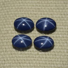 Twilight Blue Star Sapphire Gem - 0.8ct Oval Cabochon (ID: 469311)