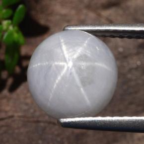 6.6ct Oval Cabochon Grayish Silver Star Sapphire Gem for sale 6.6ct Oval Cabochon Grayish Silver Star Sapphire Gem (ID: 470840)