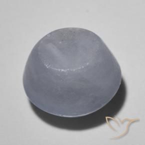 Star Sapphire Gemstone in 7.6 x 8.6 mm Size for Sale, Star Sapphire Stone in Bluish Grey Color