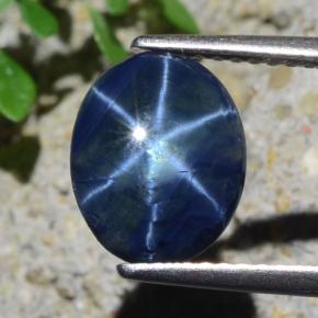 3.3ct Oval Cabochon Blue Star Sapphire Gem for sale 3.3ct Oval Cabochon Blue Star Sapphire Gem (ID: 471803)
