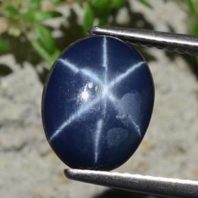 4.6ct Oval Cabochon Blue Star Sapphire Gem for sale 4.6ct Oval Cabochon Blue Star Sapphire Gem (ID: 471878)