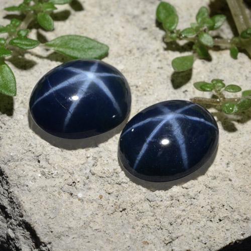 Deep Blue Star Sapphire Gem - 2.7ct Oval Cabochon (ID: 478652)