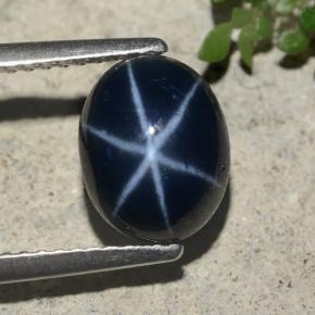 2.8ct Oval Cabochon Blue Star Sapphire for sale thumb image of 2.8ct Oval Cabochon Blue Star Sapphire (ID: 478658)
