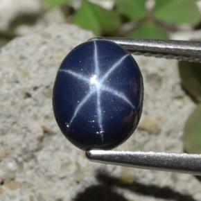 3.1ct Oval Cabochon Blue Star Sapphire Gem for sale 3.1ct Oval Cabochon Blue Star Sapphire Gem (ID: 478802)
