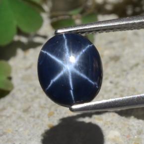 3.6ct Oval Cabochon Blue Star Sapphire Gem for sale 3.6ct Oval Cabochon Blue Star Sapphire Gem (ID: 478809)
