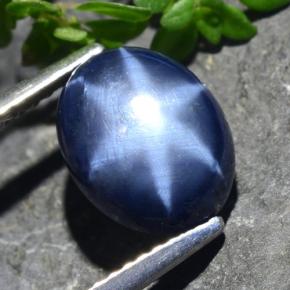 4ct Oval Cabochon Blue Star Sapphire Gem for sale 4ct Oval Cabochon Blue Star Sapphire Gem (ID: 478877)