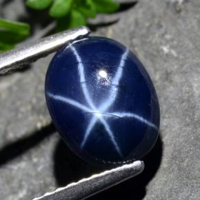 3.1ct Oval Cabochon Blue Star Sapphire Gem for sale 3.1ct Oval Cabochon Blue Star Sapphire Gem (ID: 478885)