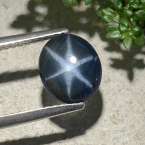 2.1ct Oval Cabochon Blue Star Sapphire Gem for sale 2.1ct Oval Cabochon Blue Star Sapphire Gem (ID: 478891)