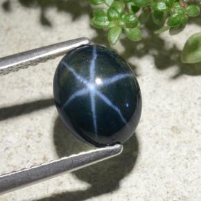 3ct Oval Cabochon Blue Star Sapphire Gem for sale 3ct Oval Cabochon Blue Star Sapphire Gem (ID: 478895)