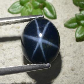 3.6ct Oval Cabochon Blue Star Sapphire for sale thumb image of 3.6ct Oval Cabochon Blue Star Sapphire (ID: 480378)