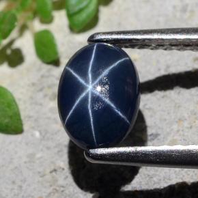 1ct Oval Cabochon Blue Star Sapphire for sale thumb image of 1ct Oval Cabochon Blue Star Sapphire (ID: 483655)