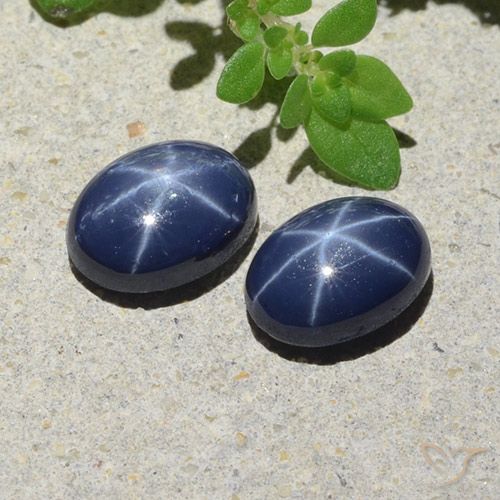 2.72 ct Blue Star Sapphire, 7.1 x 5.2 mm Oval Cut From Thailand, Photo A