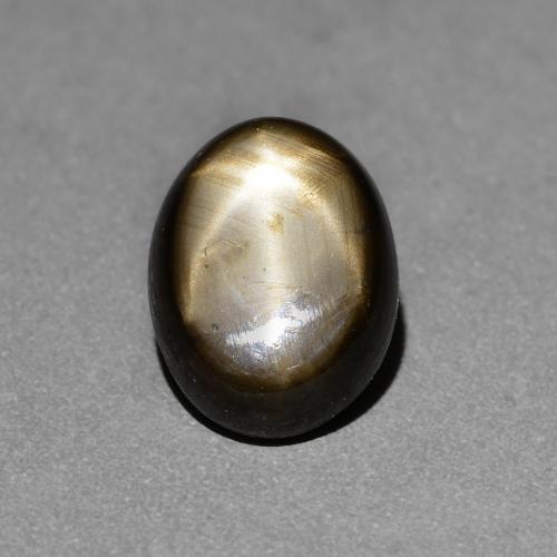 Black Star Sapphire Gem - 2.2ct Oval Cabochon (ID: 486814)